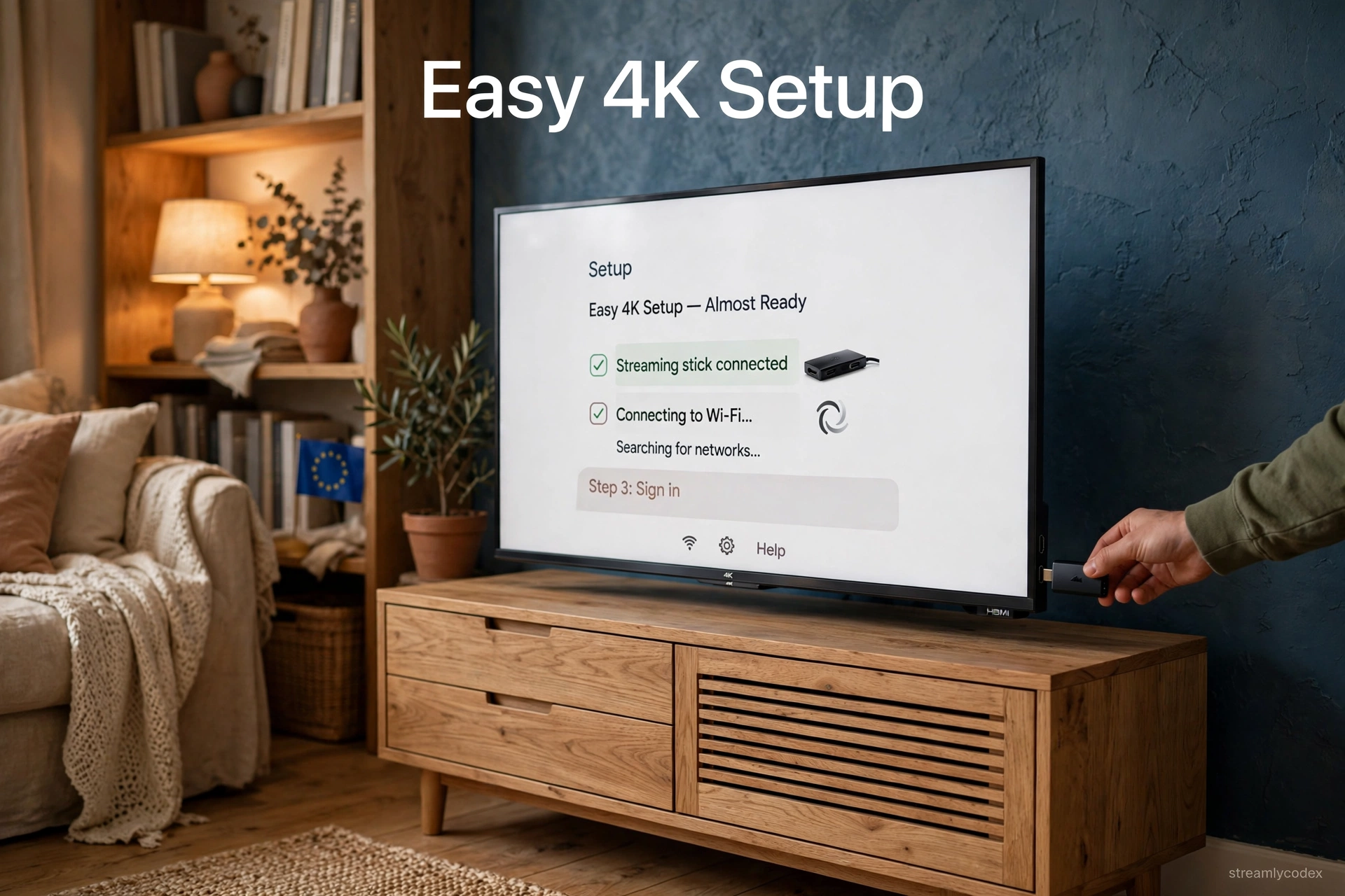 Setting up 4K streaming device