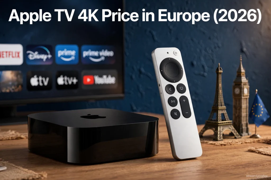 Apple TV 4K price in Europe
