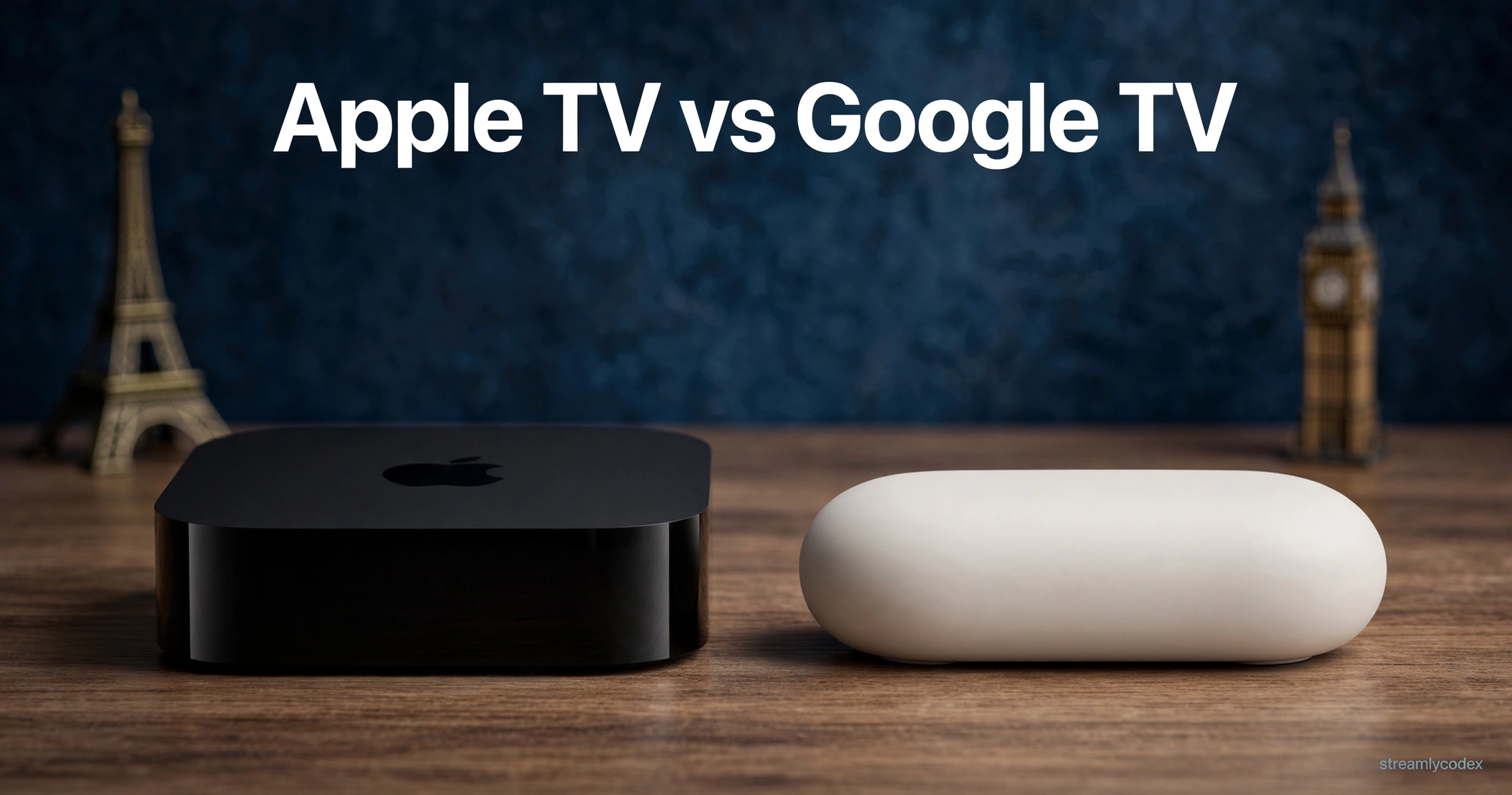 Apple TV vs Google TV Streamer comparison Europe 2026