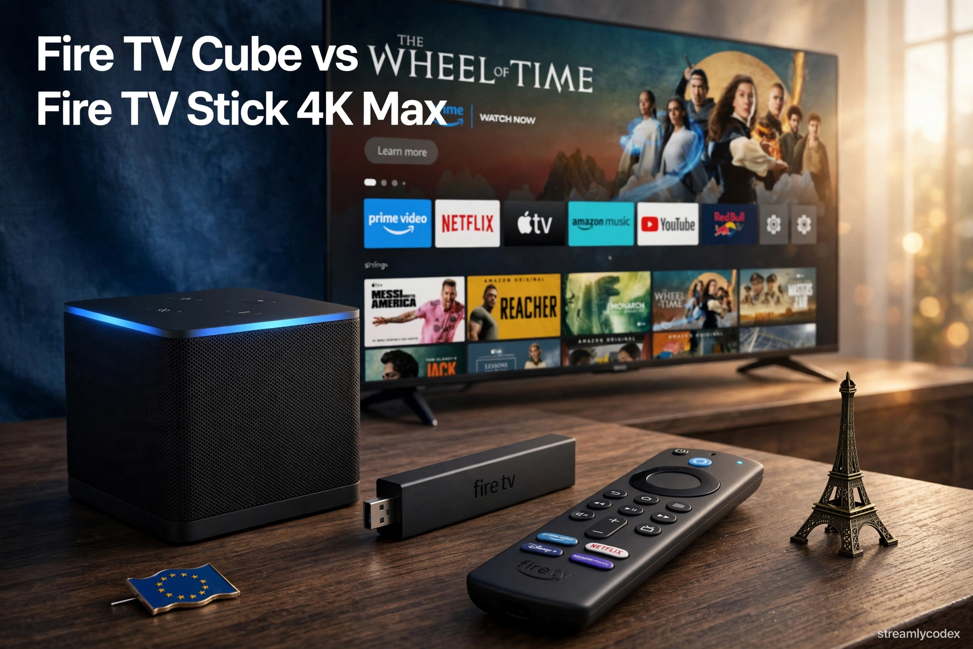 Fire TV Cube vs Fire TV Stick 4K Max