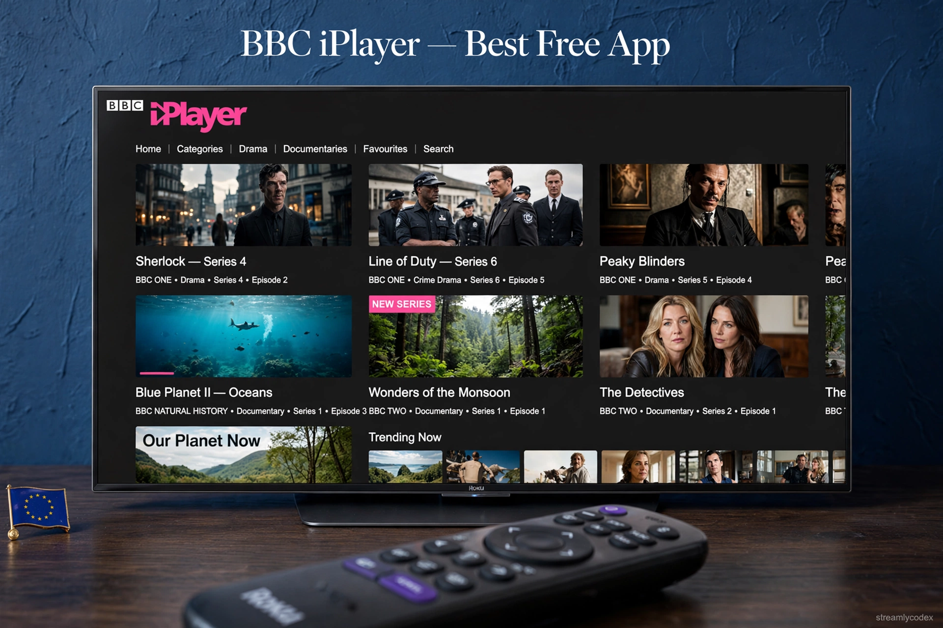 BBC iPlayer on Roku UK