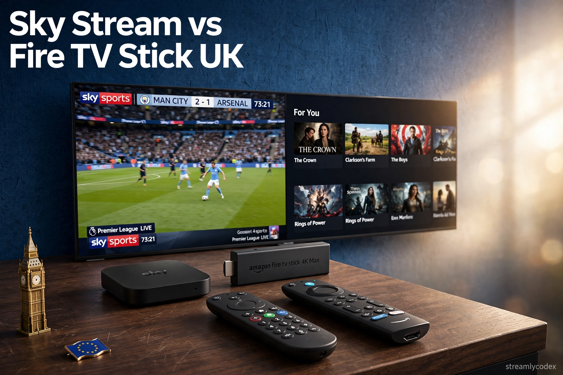 Sky Stream vs Fire TV Stick UK comparison